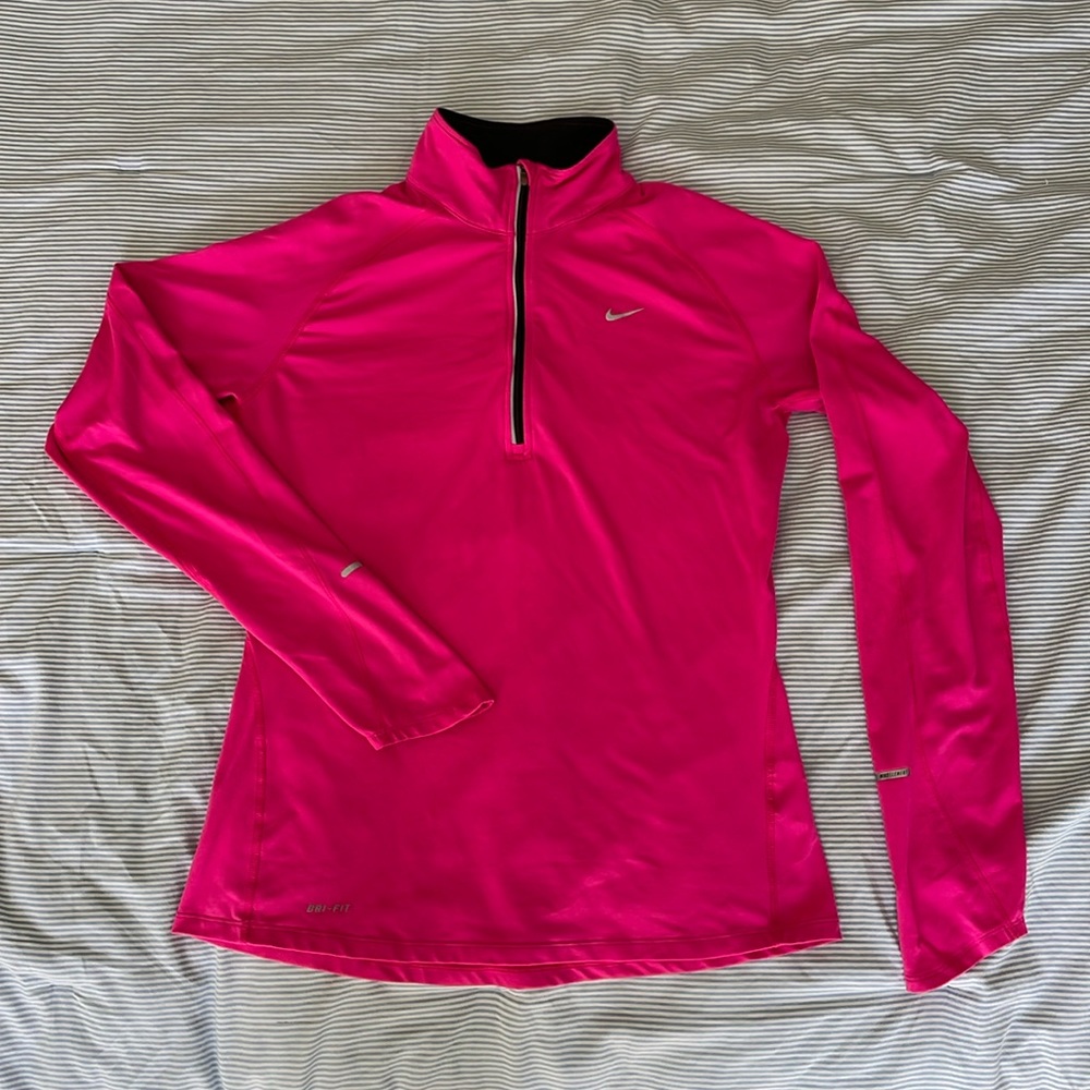 Nike Women 3/4 Zip - Medium | Pink